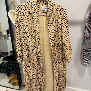 Cupcakes & Cashmere Animal Print Cardigan